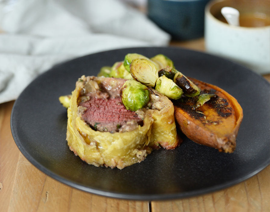 Beef Wellington met truffelsaus