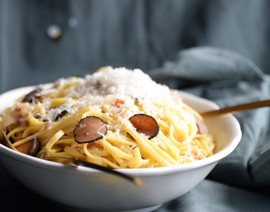 Linguine carbonara