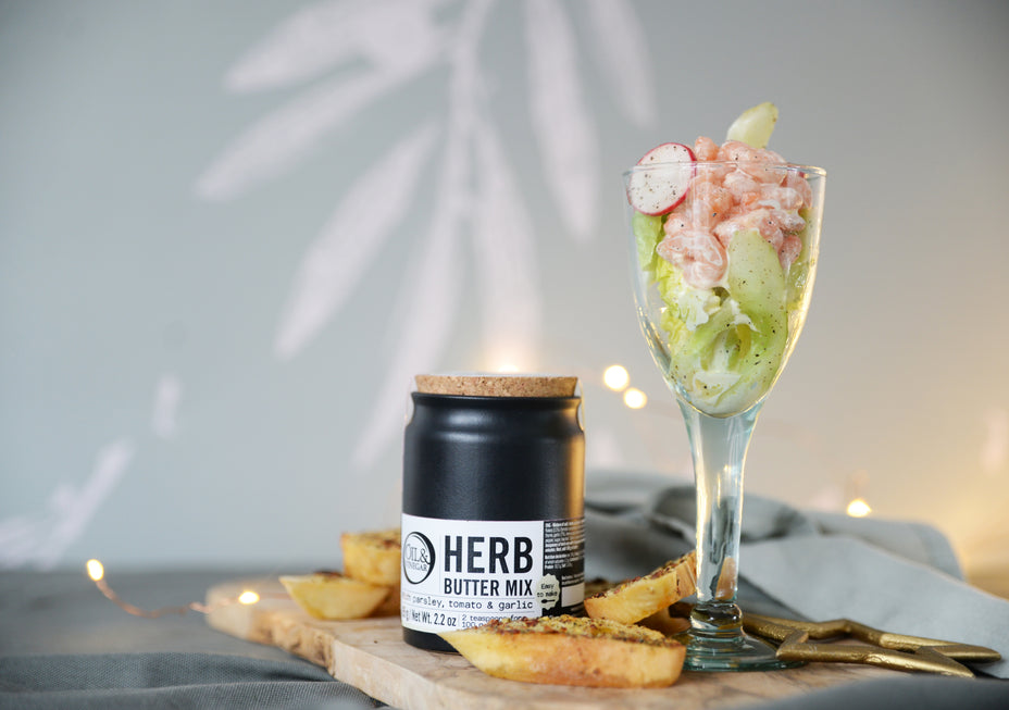 Garnalencocktail met Marc-de-Champagne-azijn