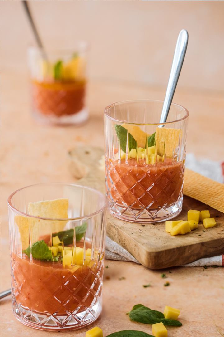 Mango gazpacho
