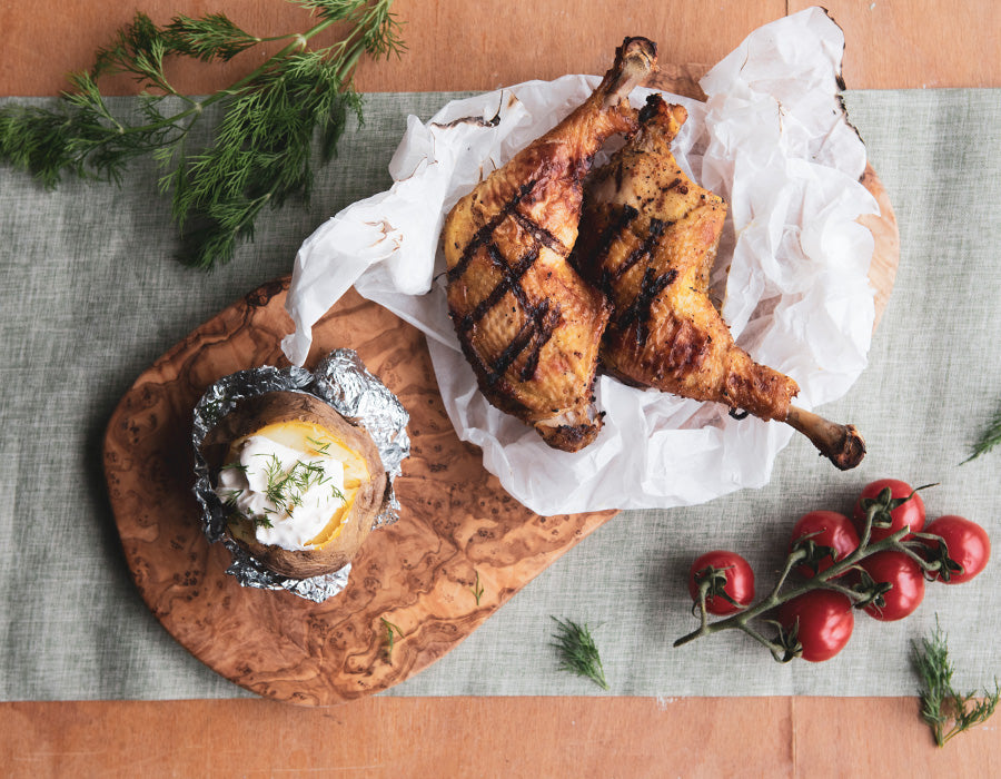 Kippenpoten met Whiskey Mustard & Whiskey azijn