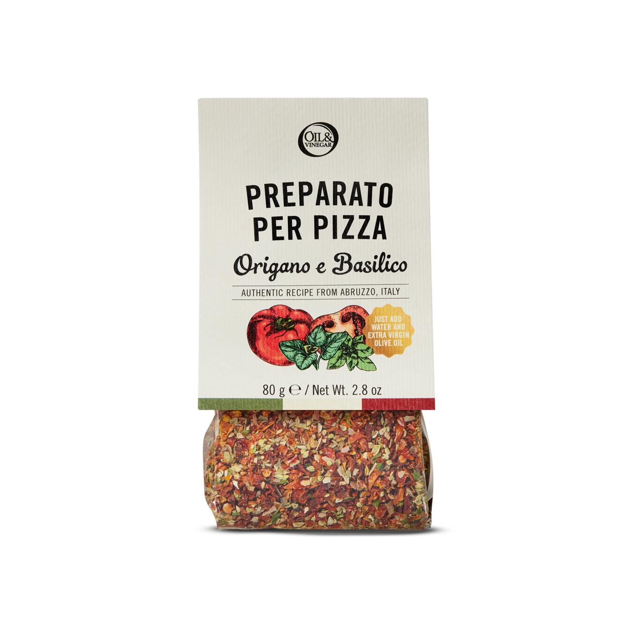 Kruidenmix voor Pizza - Oregano & Basilicum - 80g