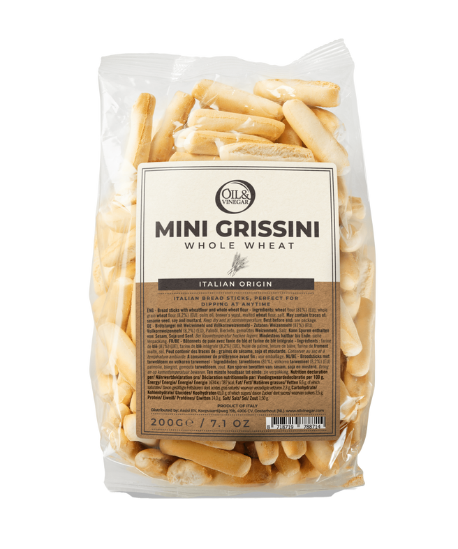 Mini Grissini Volkoren broodstengels - 200g