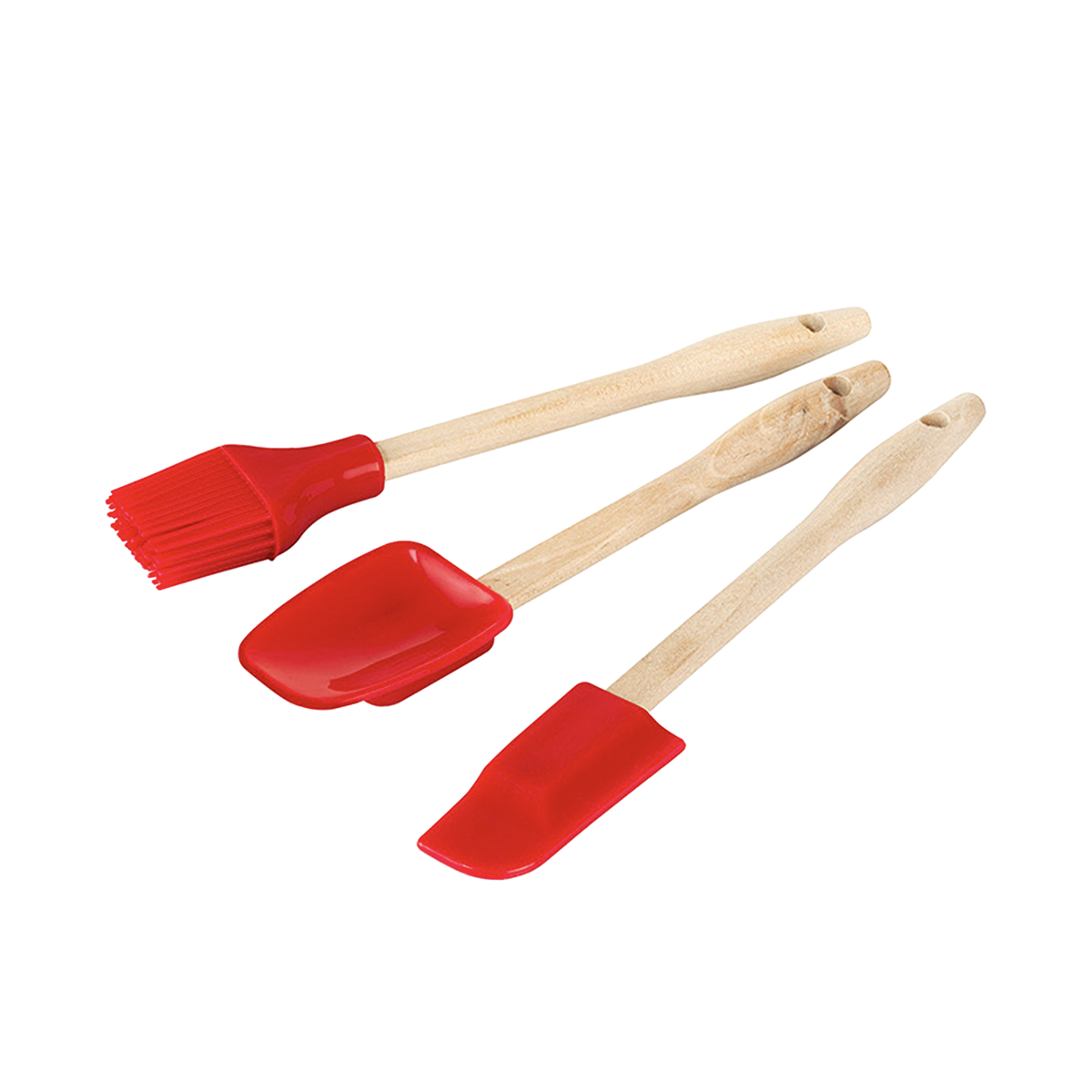 Keukentoolset Rood - 3-Delig