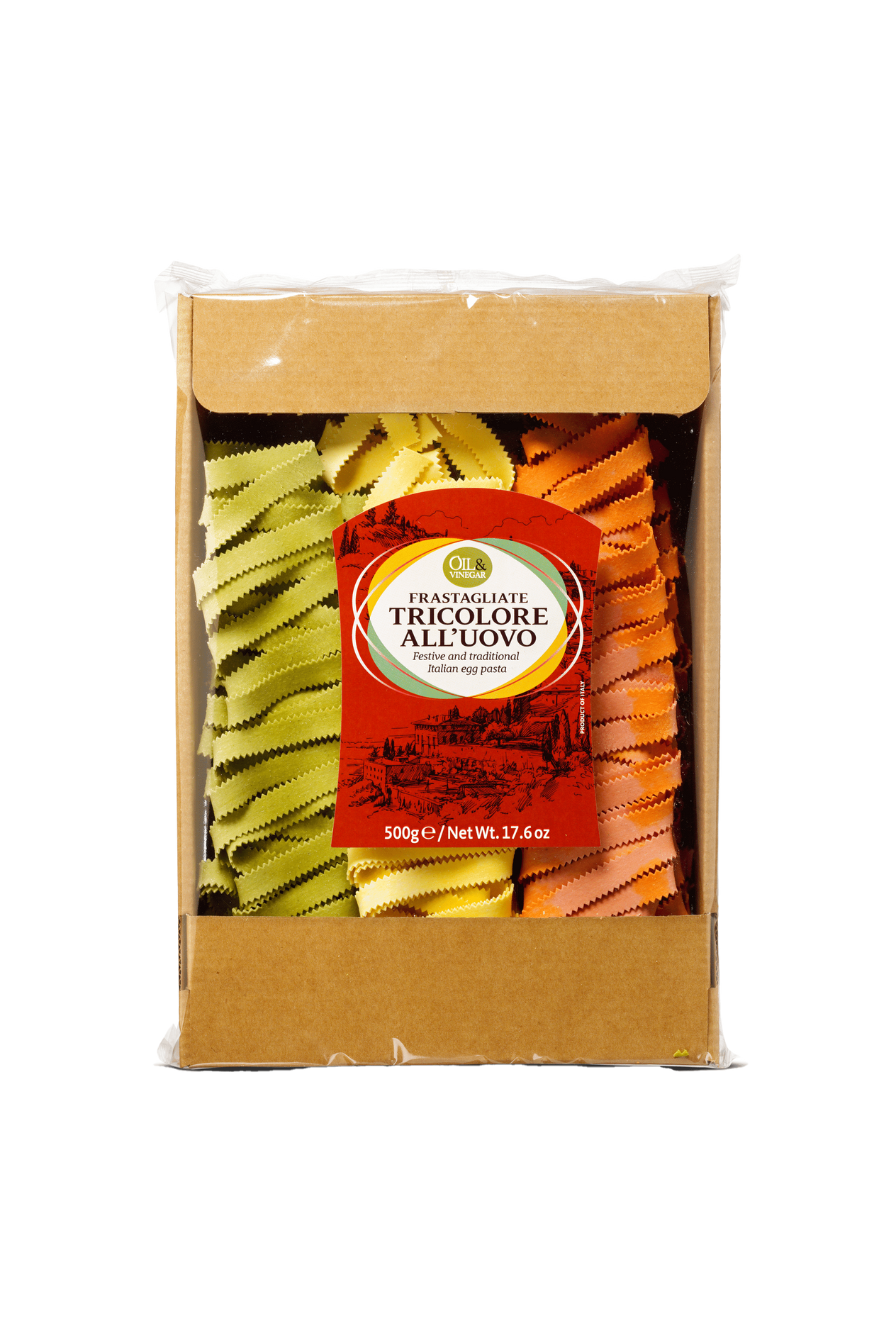 Eierpasta - Frastagliate Tricolore all'Uovo - 500g