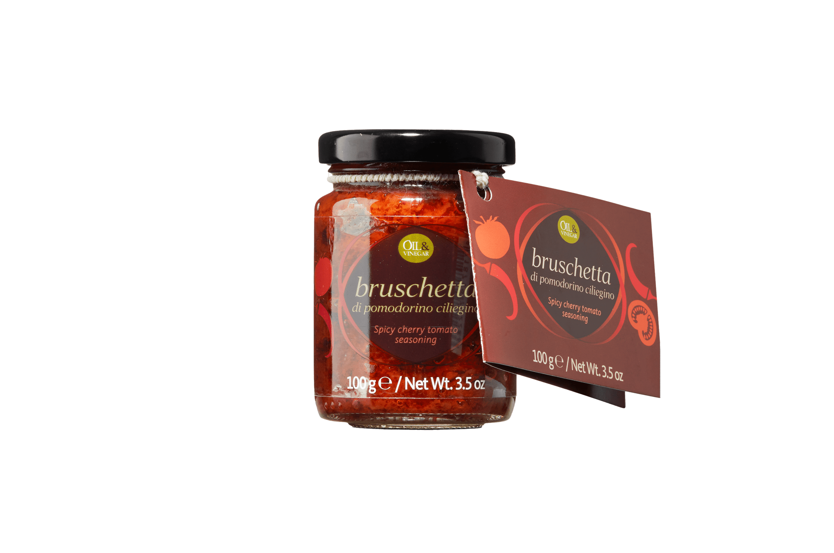 Bruschetta Spread met Cherrytomaat & Chili - Pittig - 100g