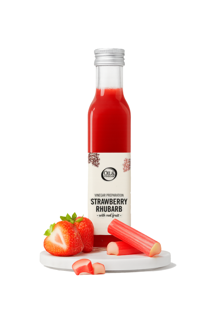 Aardbeien-Rabarberazijn - 250ml