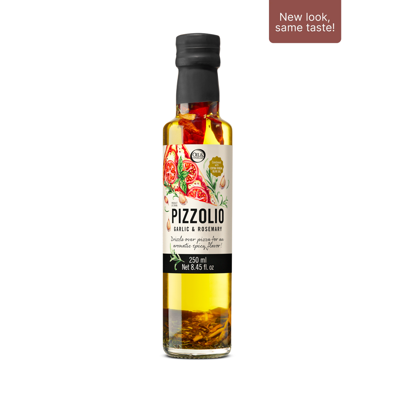 Pizzolio Extra Vierge Olijfolie voor Pizza - Lekker Pittig - 250ml