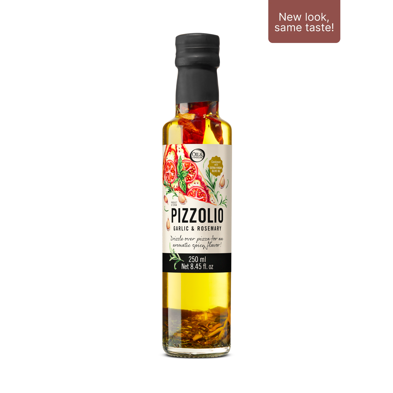 Pizzolio Extra Vierge Olijfolie voor Pizza - Intens Pittig - 250ml
