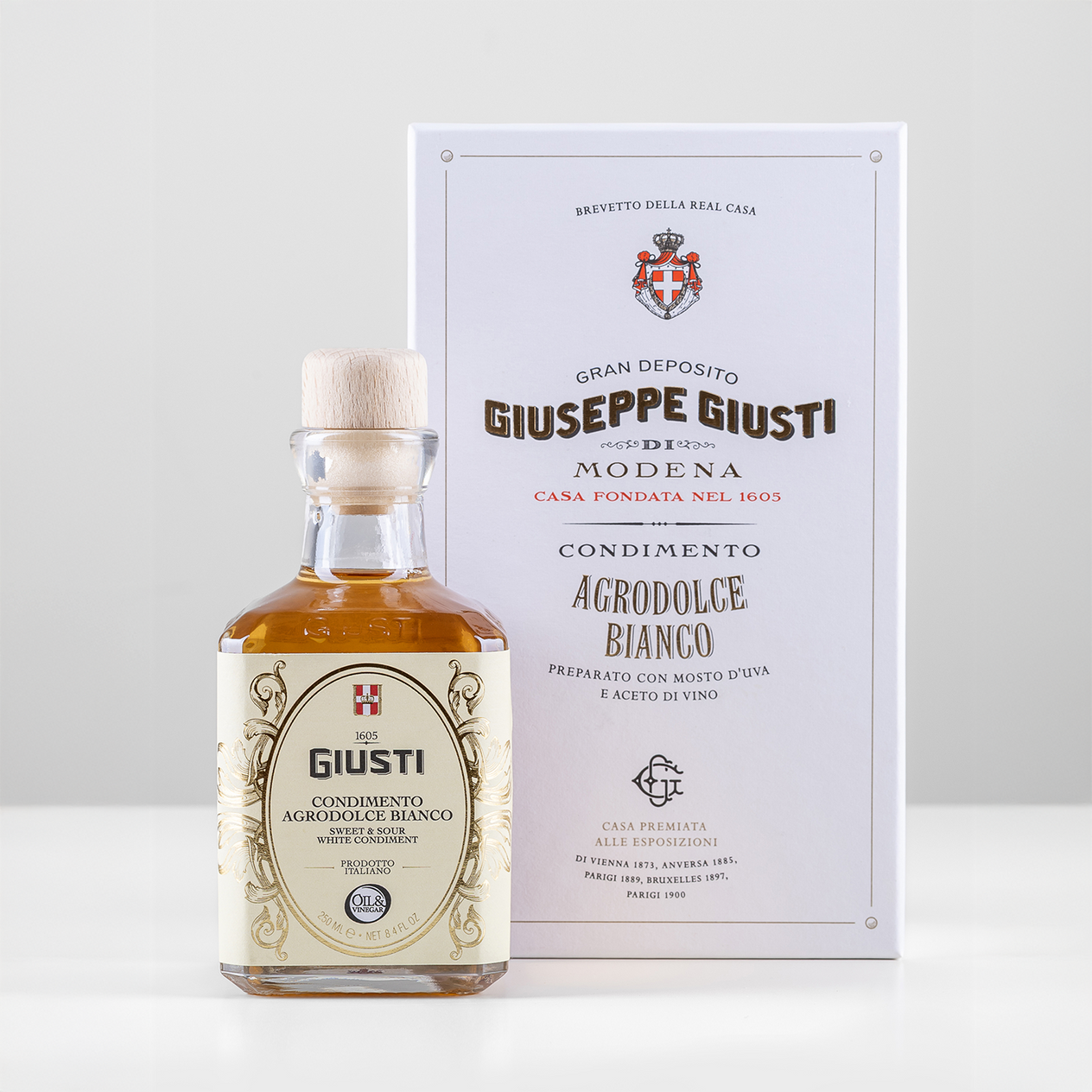 Giftbox Witte Balsamicoazijn - Bianco di Modena - 250ml