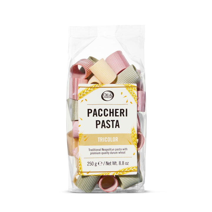 Pastabuisjes - Paccheri Rigati Tricolore - 250g