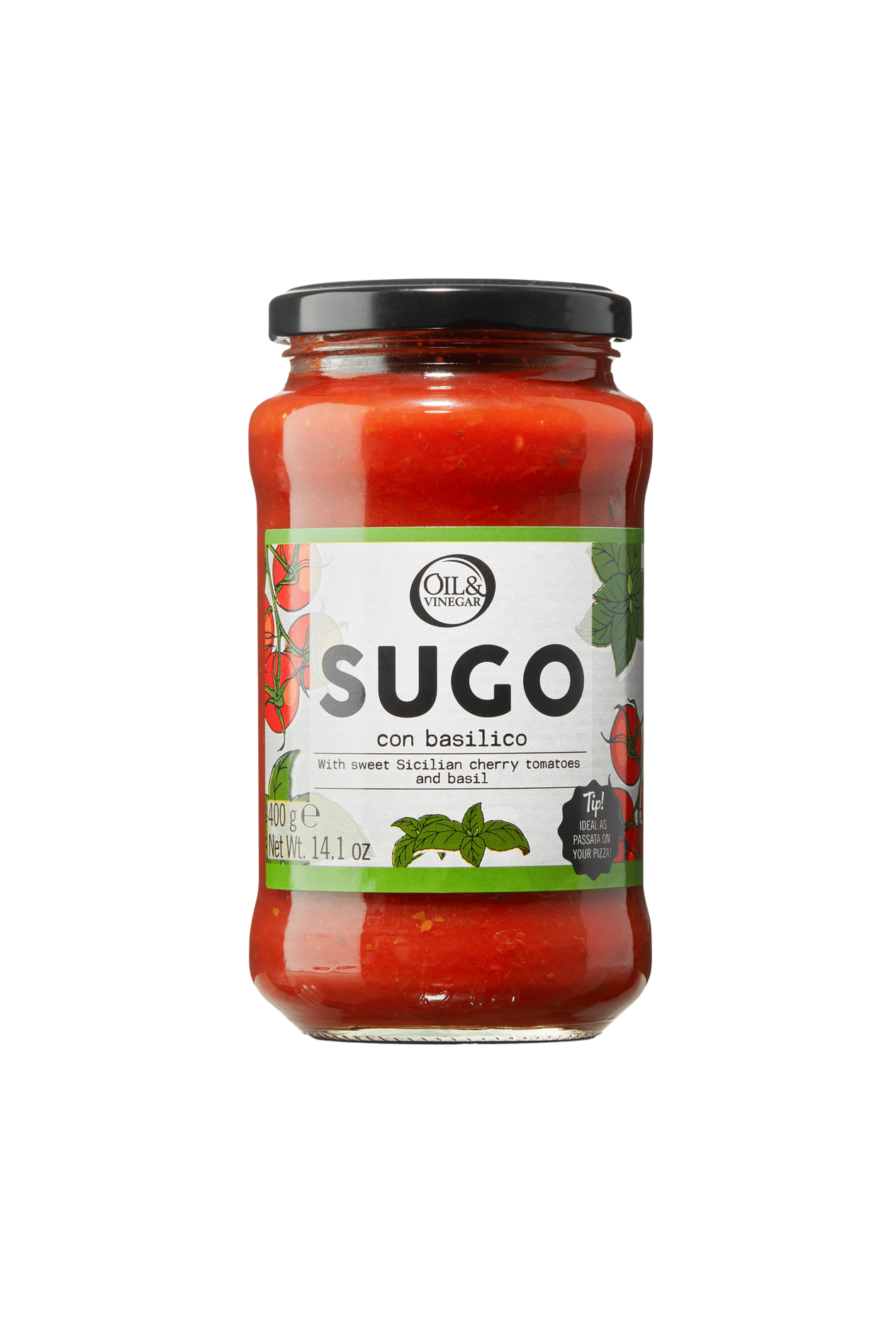 Pastasaus met Basilicum - Sugo con Basilico - 400g