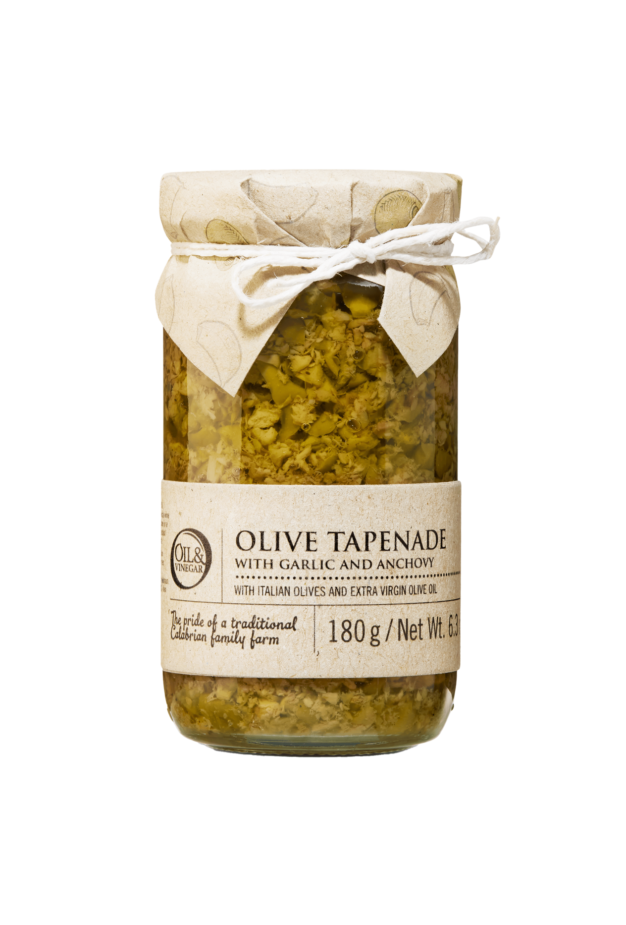Olijven Tapenade met Knoflook & Ansjovis - 180g