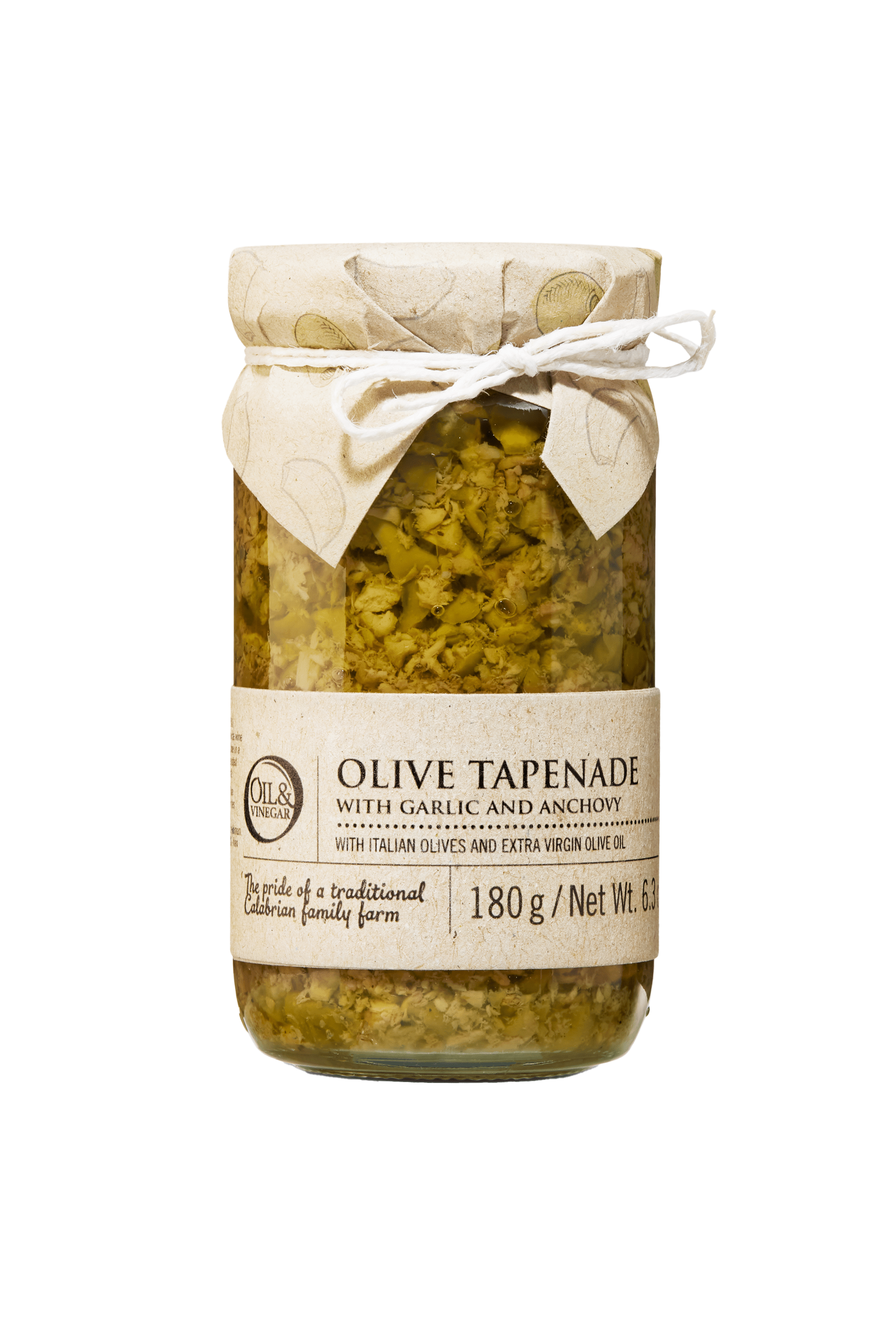 Olijven Tapenade met Knoflook & Ansjovis - 180g