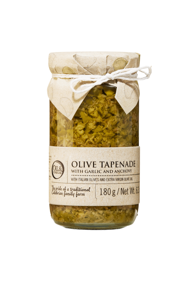 Olijven Tapenade met Knoflook & Ansjovis - 180g