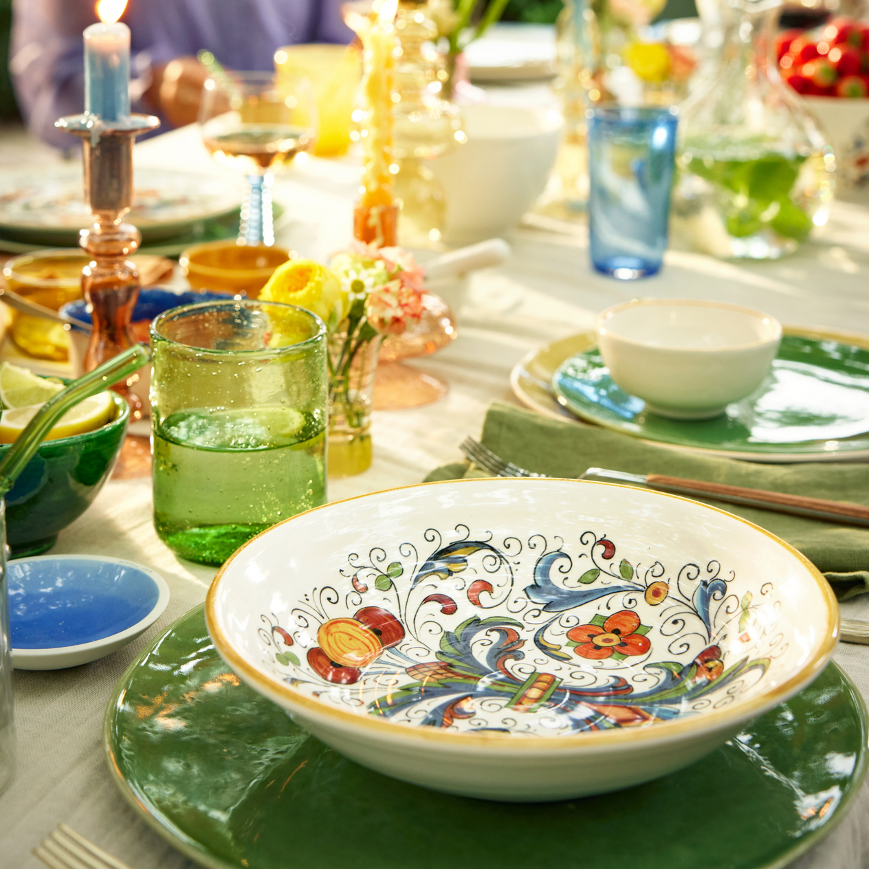 Pastabord in Deruta Keramiek - 22cm