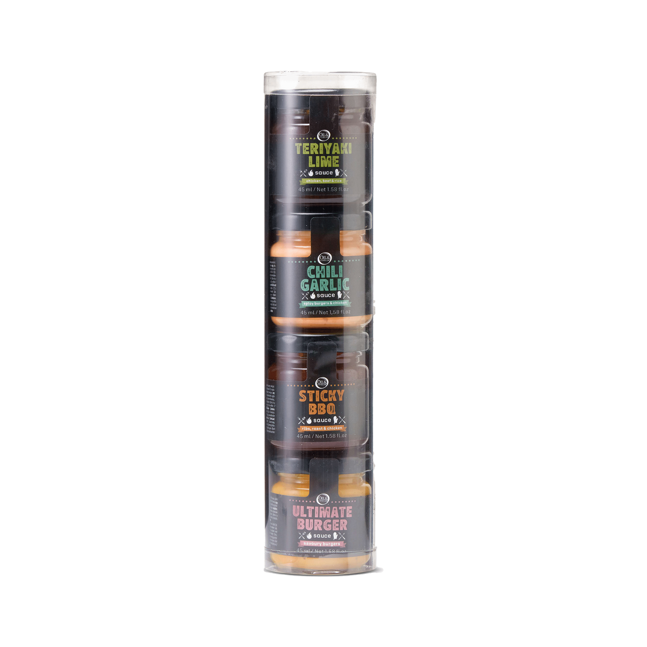 BBQ Saus Set - Cadeauset - 4x45ml