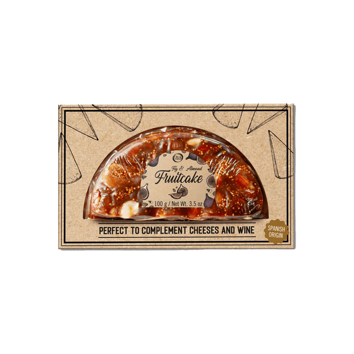Vijgen & Amandel Fruitcake - 100g