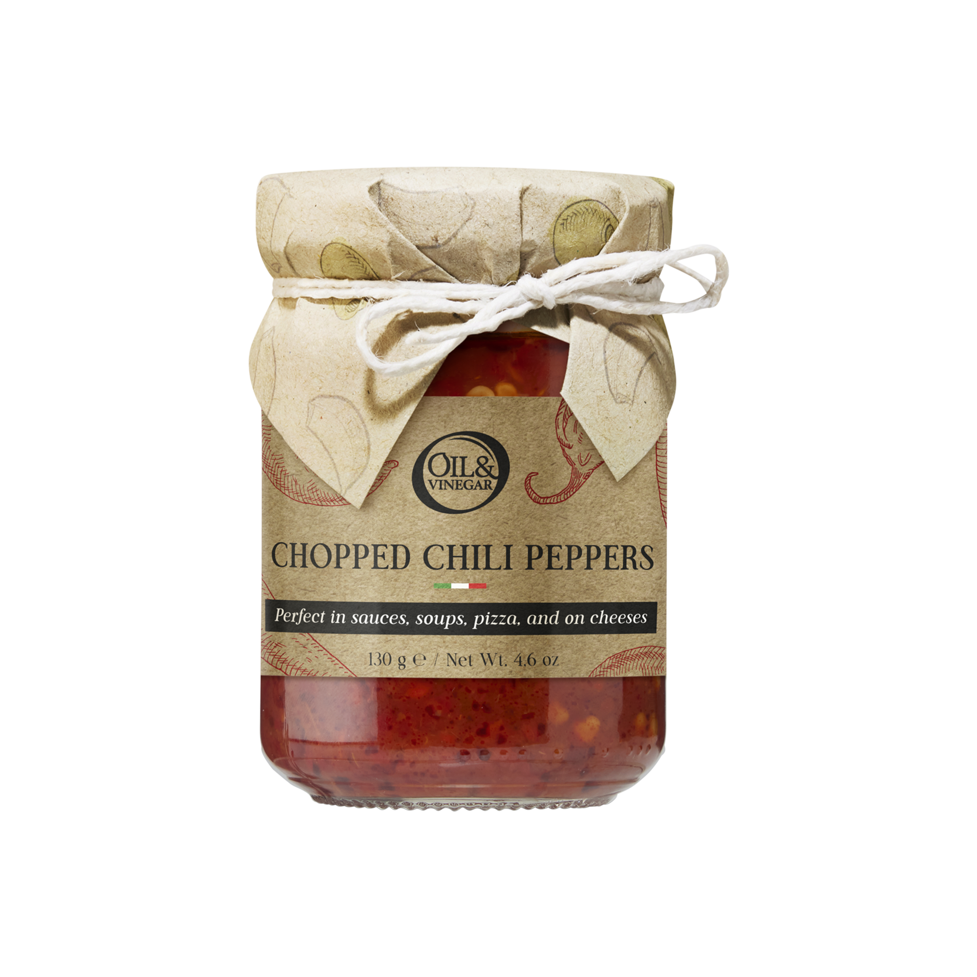 Gehakte Rode Chilipeper - Peperoncino - 130g