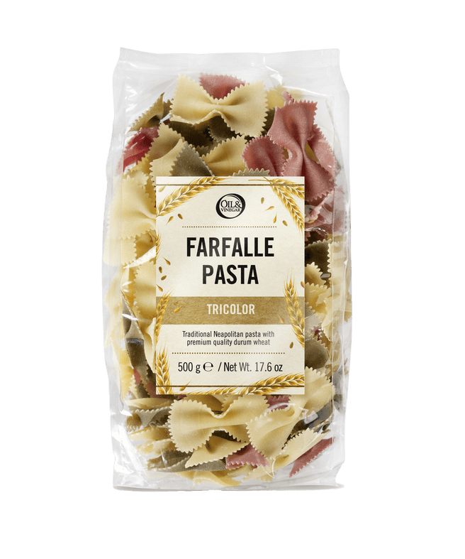 Vlinderpasta - Farfalle Tricolore - 500g