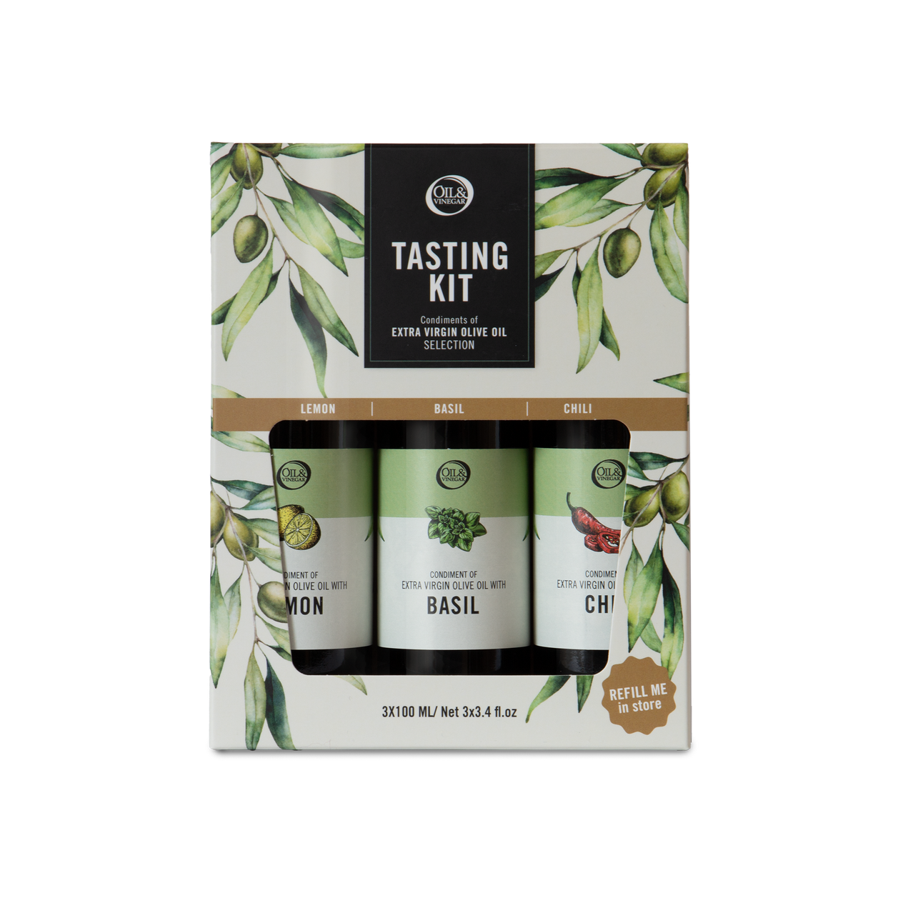 Olijfolie Trio - Cadeauset - 3x100ml