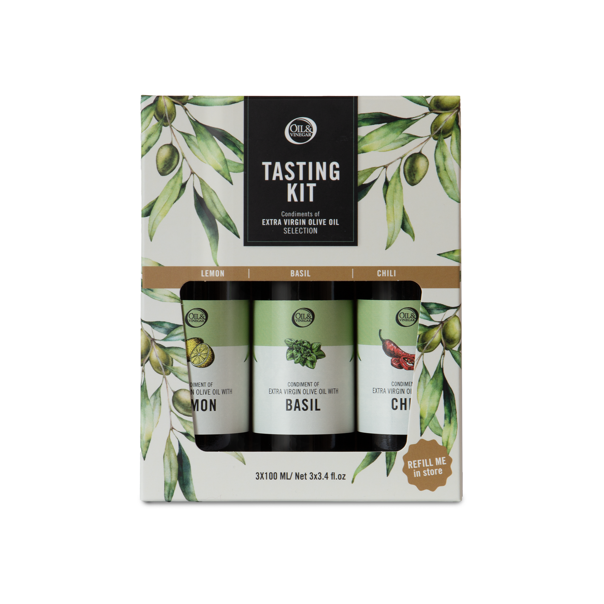 Olijfolie Trio - Cadeauset - 3x100ml