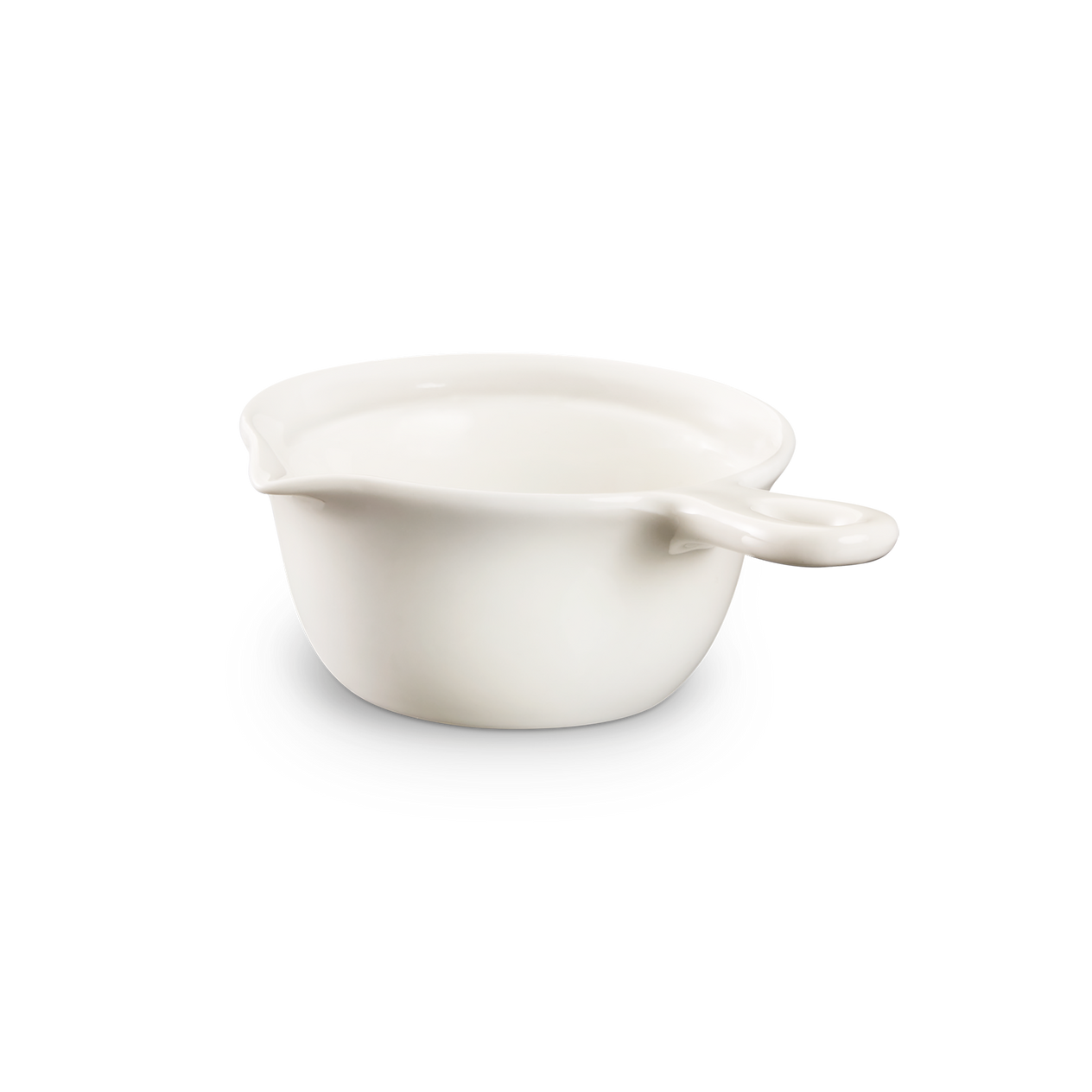 Dressingschaaltje Porselein met Handgreep & Schenktuit – 10x15 cm