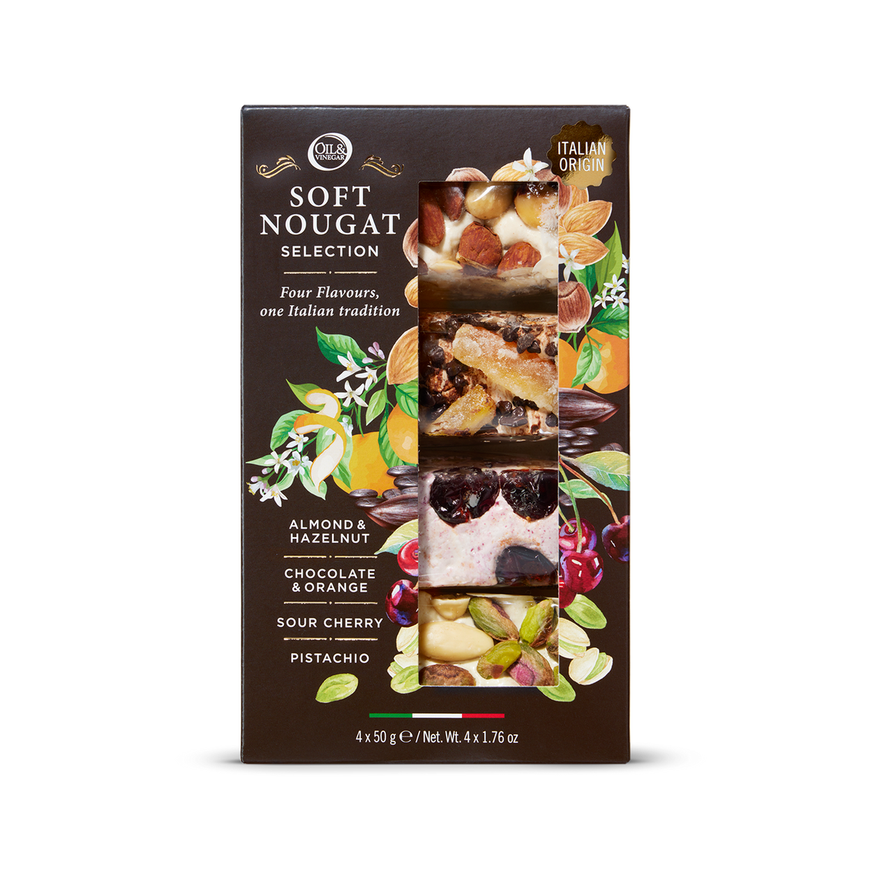 Mini Nougat Cadeauset - 4x50g