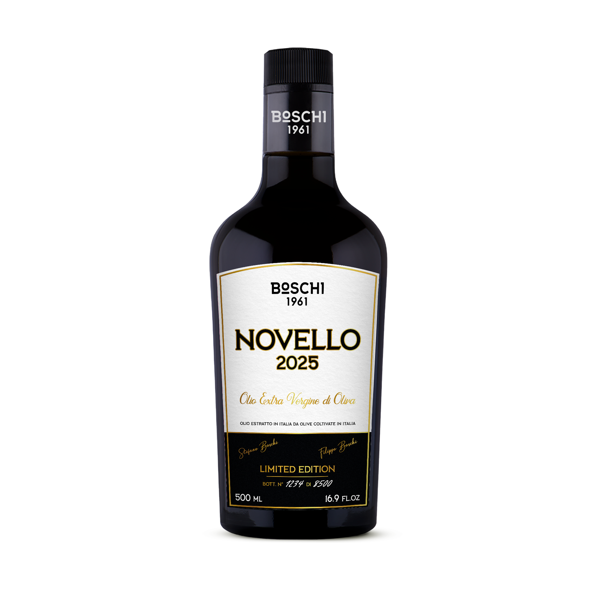 Novello Extra Vierge Olijfolie 2025/2026 - Eerste oogst - 500ml