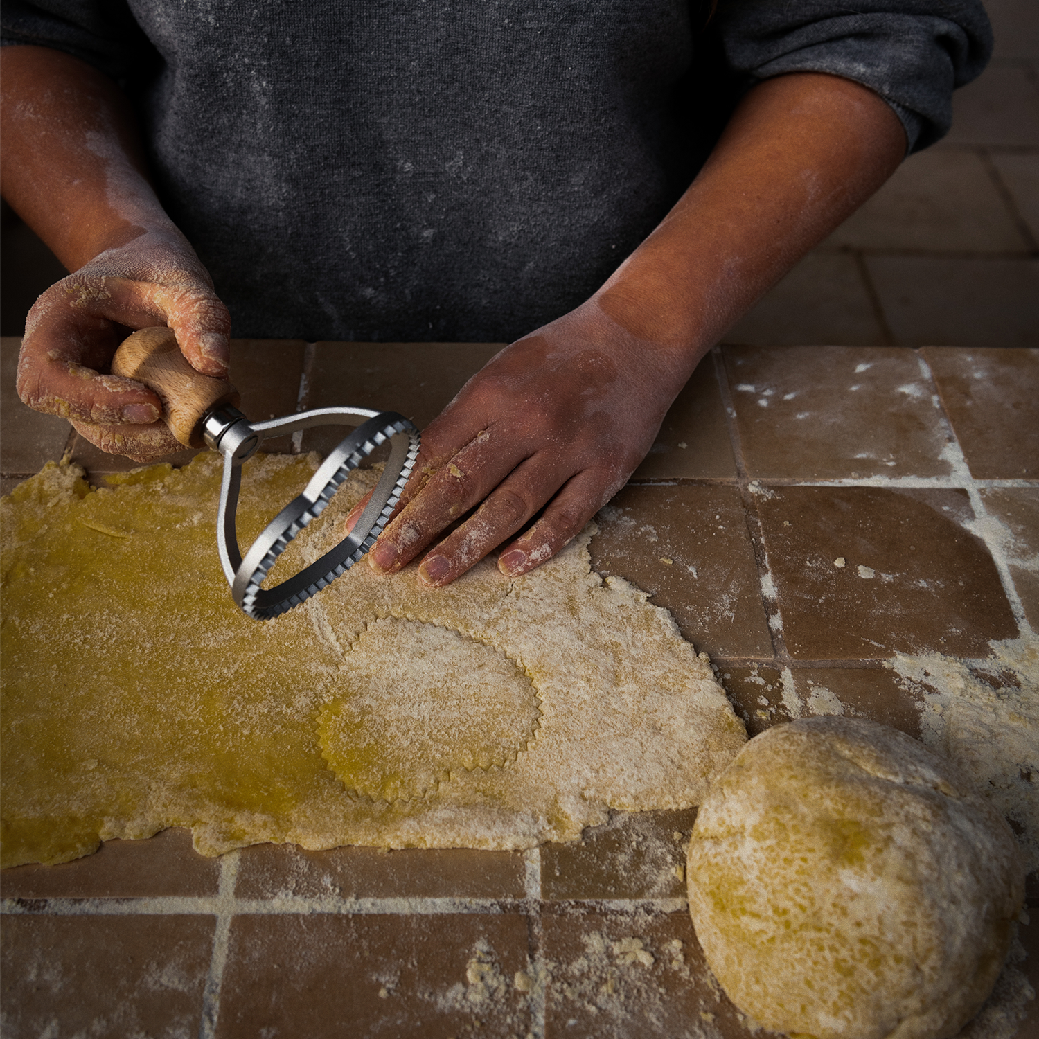 Ravioli uitsteker in hartjesvorm - 8,5cm