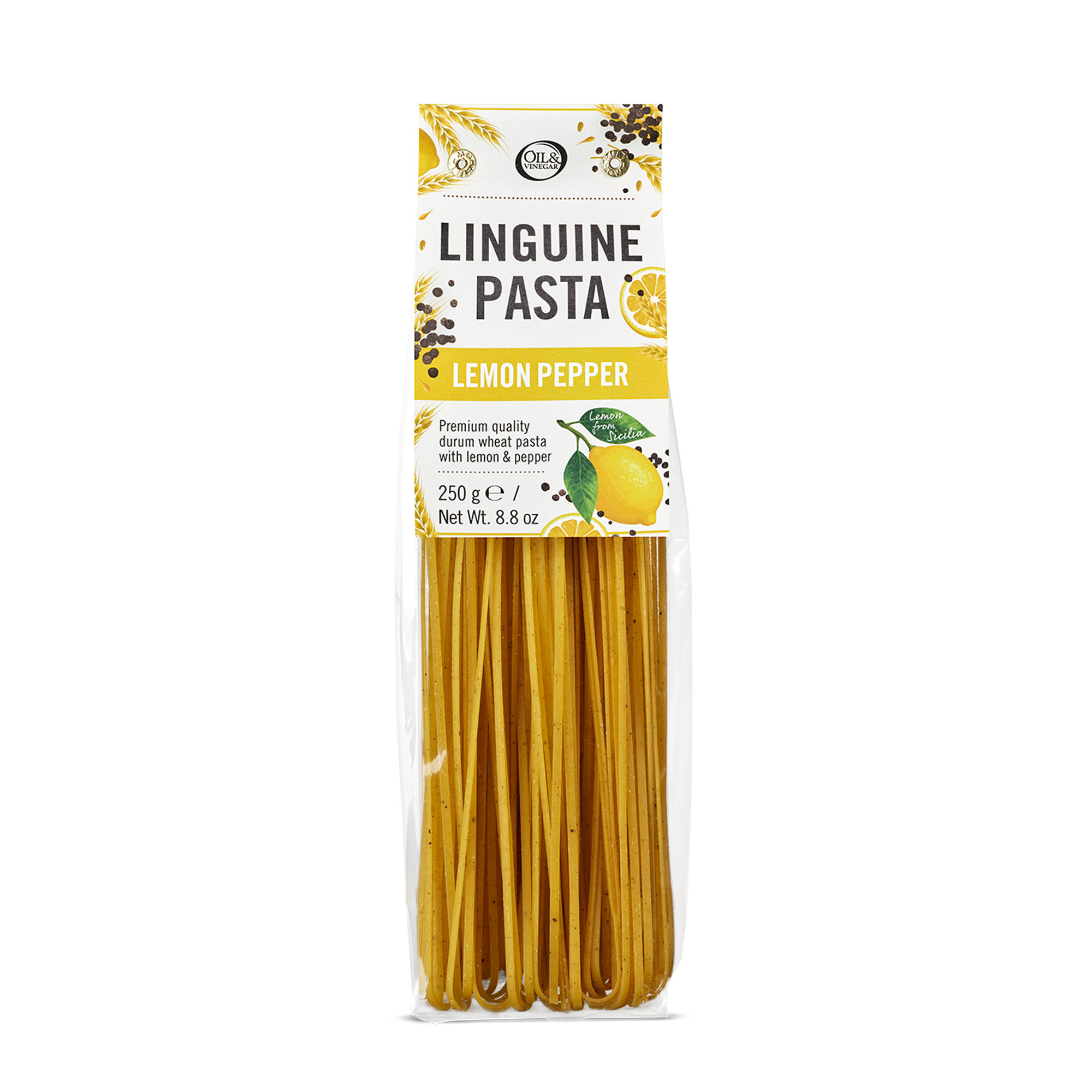 Linguine met Citroen en zwarte Peper - 250g