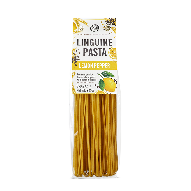 Linguine met Citroen en zwarte Peper - 250g