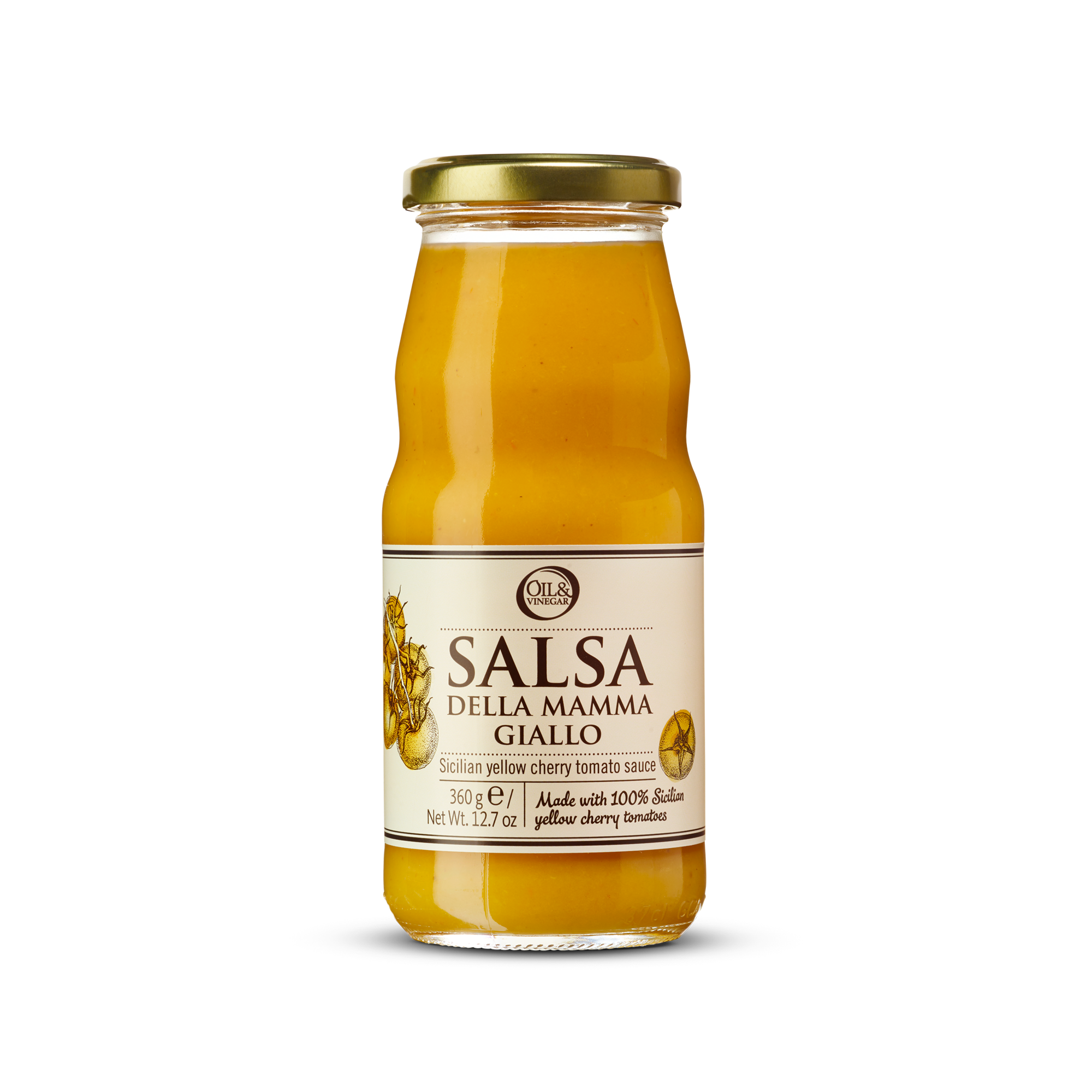 Salsa della Mamma Giallo - Siciliaanse gele Cherrytomatensaus - 360g