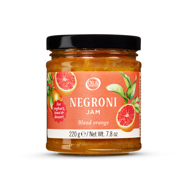 Negroni jam met Bloedsinaasappels en Campari - 220g