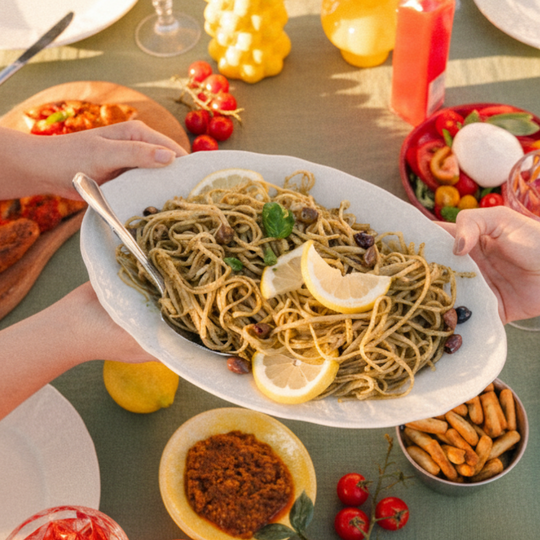 Basilicum Knoflook Linguine - 250g