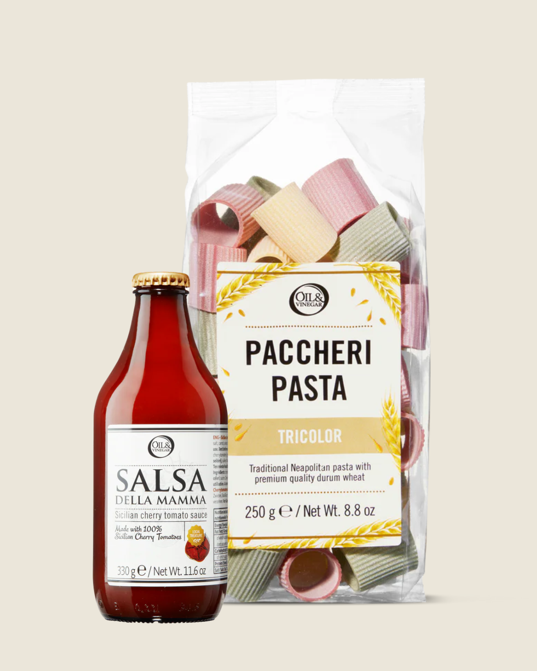 Paccheri & Salsa della Mamma duo