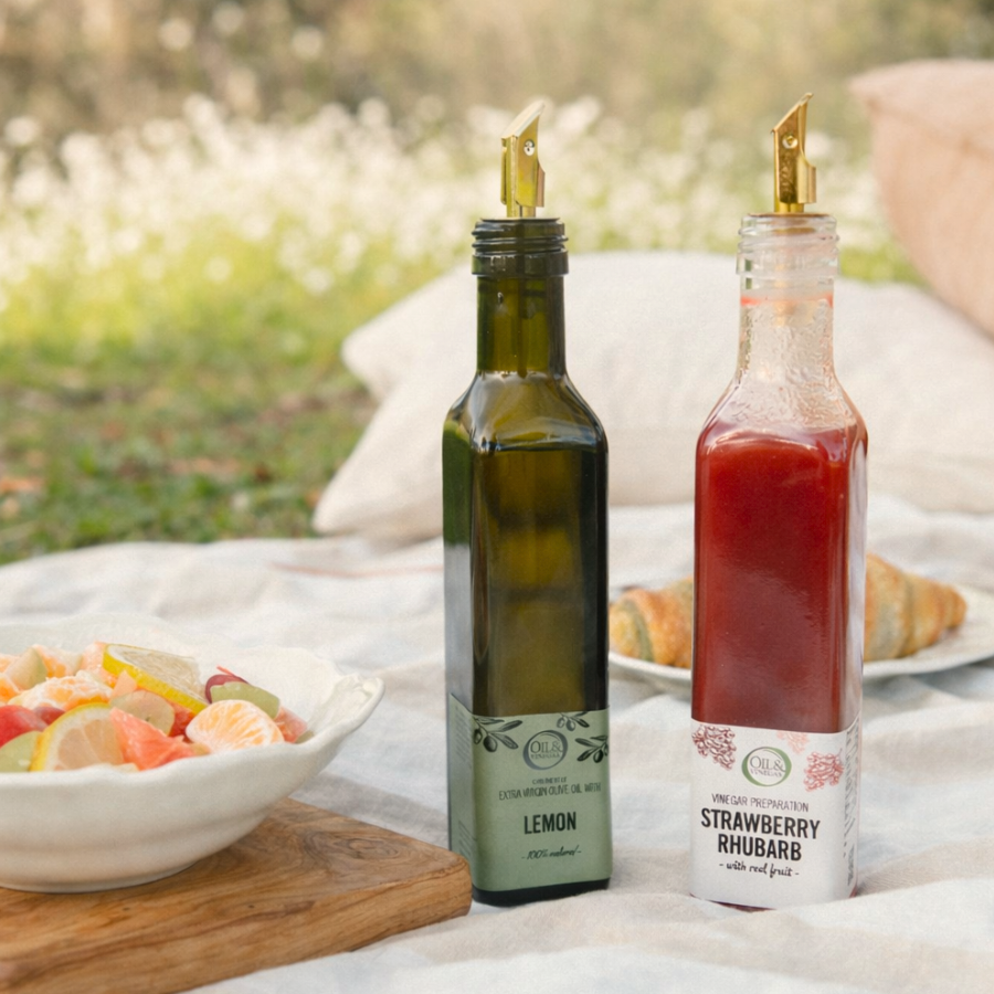 Aardbeien-Rabarberazijn - 250ml