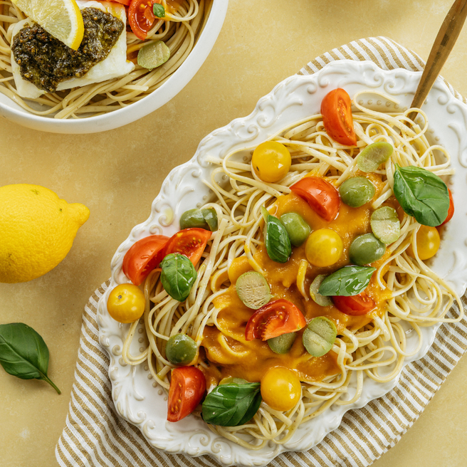 Linguine met Citroen en zwarte Peper - 250g